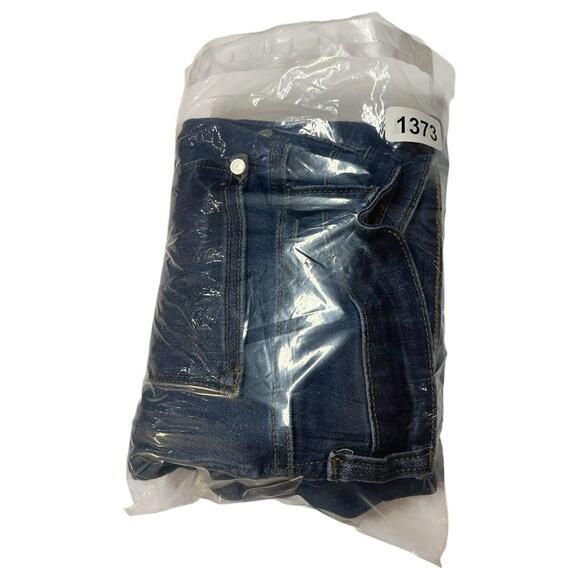 Judy Blue Jeans Womens 5 27 Blue Straight Fit Dark Wash Mid Rise Wiskering JB823 - Picture 12 of 12